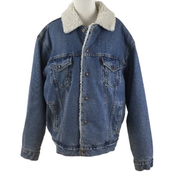 Levi Strauss & Co. Sherpa-Lined Denim Jacket l